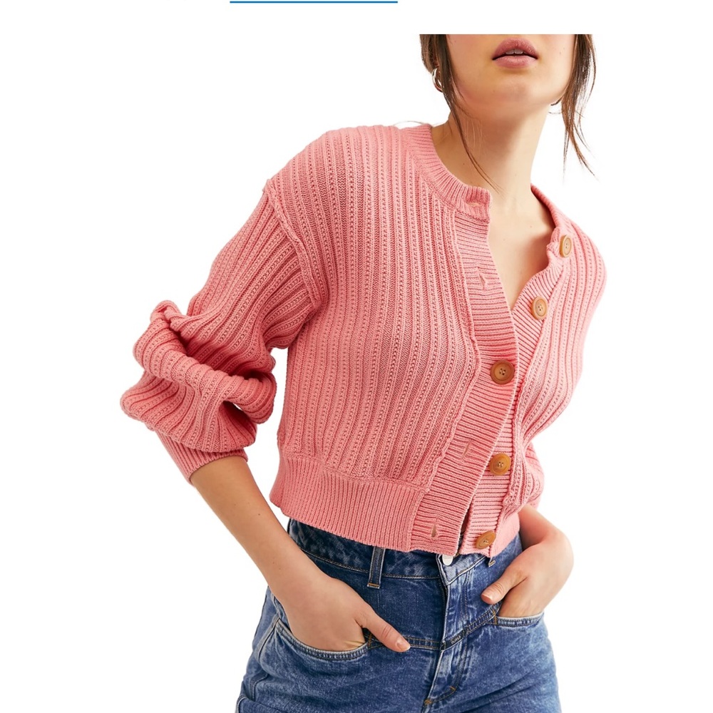 Free People cropped cardigan size S